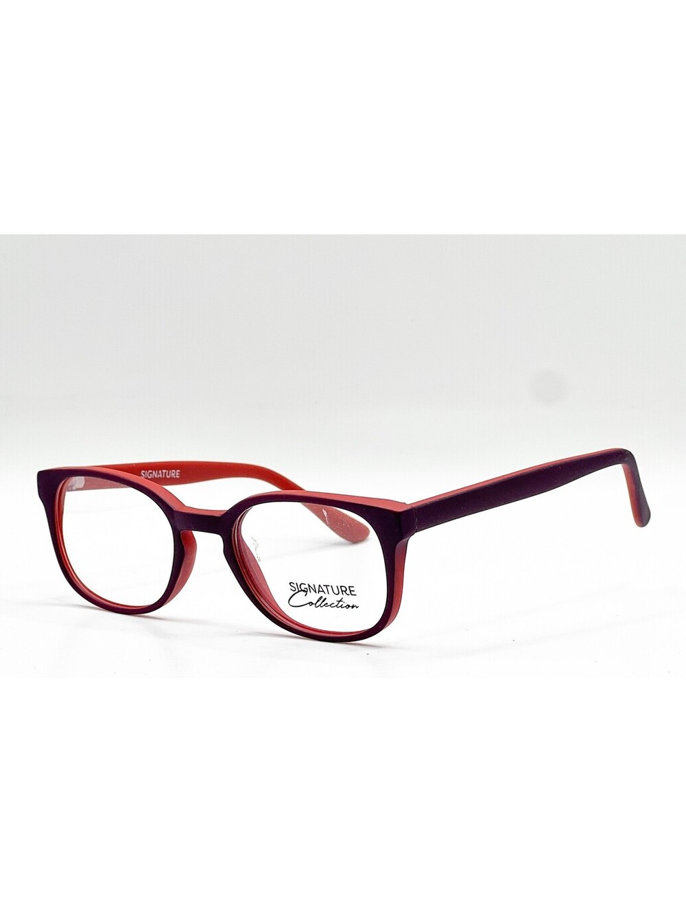 Signature Collection S7001 Pur/Red Purple/Red Authentic Eyeglasses 45-18-125